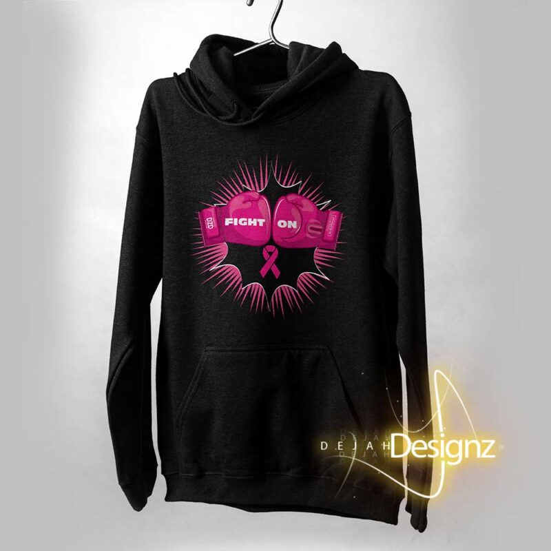 FIGHT ON Breast Cancer Awareness Unisex Hoodie